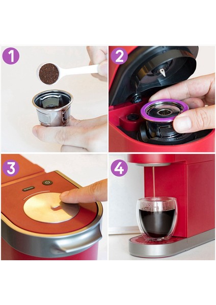 Keurig Için 2x Yeniden Kullanılabilir K Fincanları Yeniden Kullanılabilir Kahve Kapsülleri Keurig Kahve Maker 2 0 ve 1 0 Için Doldurulabilir K Fincanları (Yurt Dışından) indirimleri