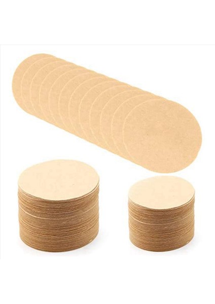 400 Parça Ağartılmamış Kağıt Kahve Filtresi Yuvarlak Yedek Kahve Filtre Kağıdı (Çapı 2 3 Inç) (Yurt Dışından)