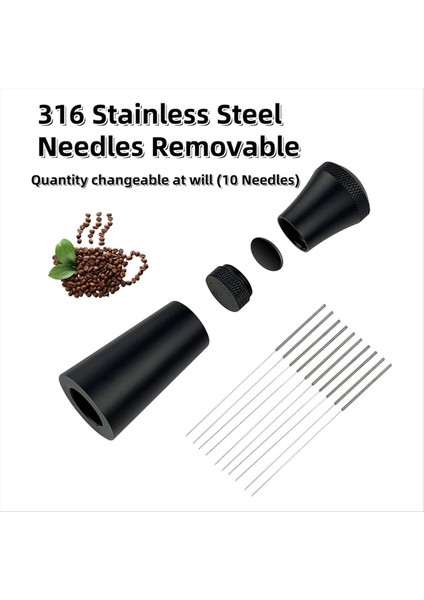 51MM Espresso Aksesuarları Wdt Aracı Espresso Kahve Karıştırıcı Dozlama Hunisi ve Puck Ekran Seti Espresso Dağıtım Aracı (Yurt Dışından) fiyatları