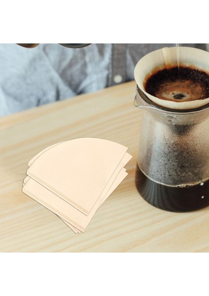V60 Filtre Kupası Için Özel 102 Kahve Filtre Kağıt Kahve Filtre Kağıtları Ağarsız Orijinal Ahşap Damla Kağıt Koni Şekil Kahraman Araçları (Yurt Dışından) fiyatları