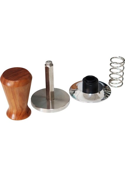 53MM Kahve Kurcalama Ahşap Tutamak Barista Espresso Üreticisi Öğütücü El Yapımı Kahve Tozu Çekiç Kurcalama Dalgalanma Tabanı (Yurt Dışından)