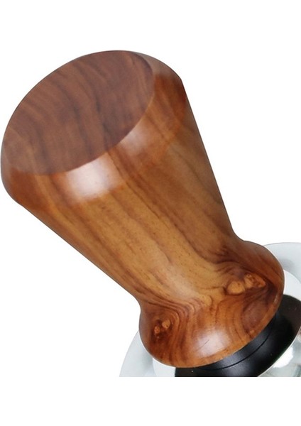 53MM Kahve Kurcalama Ahşap Tutamak Barista Espresso Üreticisi Öğütücü El Yapımı Kahve Tozu Çekiç Kurcalama Dalgalanma Tabanı (Yurt Dışından) fırsatları