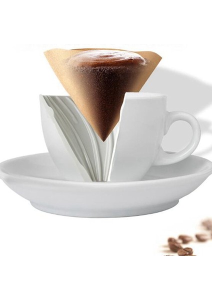 80PCS V Şekil Kahve Filtre Kağıt Konisi 1-2cup V60 Dripper Kahve Filtreleri Bardaklar Kahve Damlama Araçları Kağıt Filtreler (Yurt Dışından) fiyatları