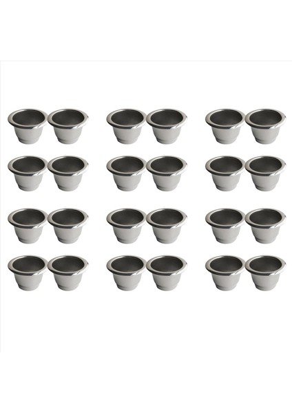 Nespresso Paslanmaz Çelik Doldurulabilir Kahve Kapsülü Kahve Filtresi Yeniden Kullanılabilir Kahve Pod Yeniden Kullanılabilir Kafe Makinesi (Yurt Dışından)