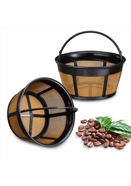 4x Yeniden Kullanılabilir Kahve Filtresi Sepet Kahve Filtreleri 8-12 Sub Supaclaman Kahve Filtresi Paslanmaz Çelik Dolu (Yurt Dışından) fiyatları