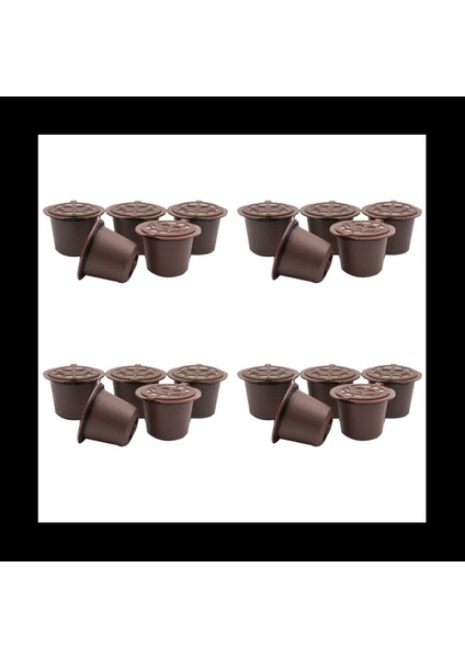 Nespresso Makineleri Için 20 Adet Paslanmaz Çelik Filtre Yeniden Kullanılabilir Kahve Kapsülleri (B) (Yurt Dışından)