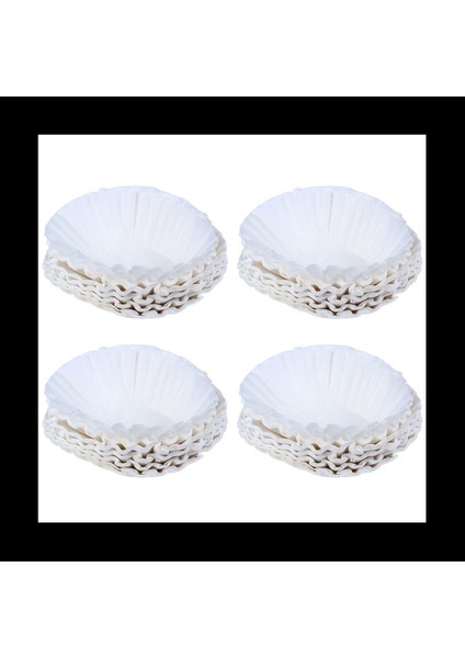 2000PCS 25CM Sayfalar Amerikan Ticari Kahve Filtre Kağıt Sepet Kahve Filtreleri Kahve Eşyası Kahve Filtreleri (Beyaz) (Yurt Dışından) fiyatları
