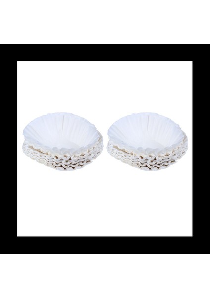 2000PCS 25CM Sayfalar Amerikan Ticari Kahve Filtre Kağıt Sepet Kahve Filtreleri Kahve Eşyası Kahve Filtreleri (Beyaz) (Yurt Dışından) modelleri