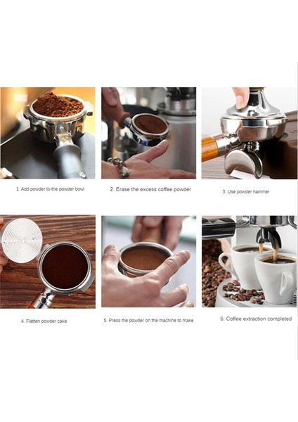 53MM Powder Hammer Kahve Distribütörü ve Espresso Tavan Cafe Için Profesyonel Kahve Leveer Aksesuarları Ev (Yurt Dışından) fırsatları
