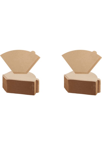 400 Pcs Kahve Filtresi Doğal Ağartılmamış Kahve Filtreleri Koni Kağıt Tek Kullanımlık Kahve Filtreleri Dökmek ve Damlamak Için (Yurt Dışından)