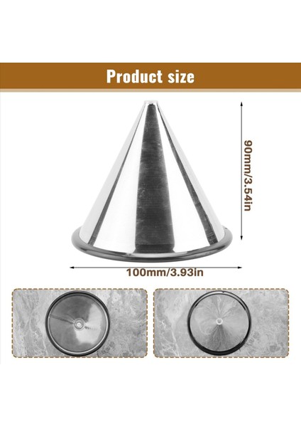 4x Kalıcı Kahve Filtre Kahve Filtresi Kalıcı Filtre Altın Filtre Metal Süzgeç Paslanmaz Çelik (Yurt Dışından) indirimleri