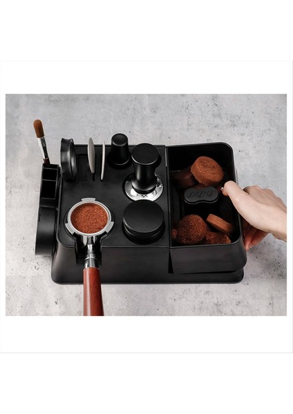 Espresso Tamping Istasyonu 51MM 53MM 54MM 58MM Kahve Portafilters Espresso Aksesuarları Barista Tool Tracker (Yurt Dışından) modelleri