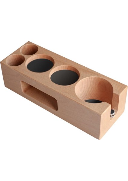 51/54MM Kahve Kurcalama Tutucusu Ahşap Dolgulu Destek Tabanı Espresso Kurcalama Mat Istasyonu Filtresi Stantlar Barista (Yurt Dışından)