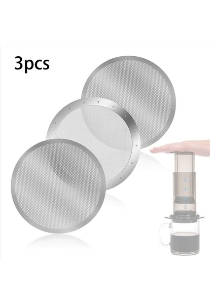 6 Paket Metal Yeniden Kullanılabilir Kahve Filtresi Ağ Aeropress Kahve Makinesi Espresso Üreticisi Gümüş (Yurt Dışından) indirimleri