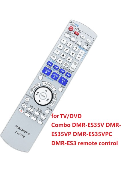 EUR7659Y70 Panasonic Tv/dvd Combo DMR-ES35V DMR-ES35VP DMR-ES35VPC Dmr-Es3 Uzaktan Kumanda Değiştirme (Yurt Dışından) fiyatları