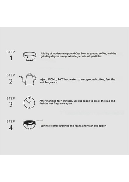 Kahve Çukur Kaseleri 12G Kahve Öğütme ve 200G Kaynar Su Istiflenebilir Kahve Kaseleri Için Kahve Meraklıları Için 200ML (Yurt Dışından) fırsatları