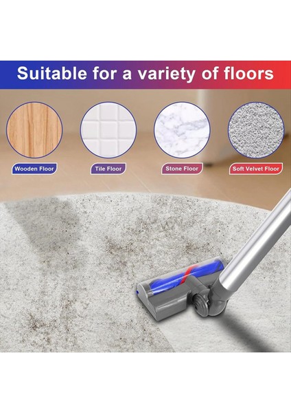 Dyson V7 V8 V8 V11 V11 V15 SV10 SV11 SV12 Serisi Vakum Süpürge Parçaları Doğrudan Sürücü ile Fırça (Yurt Dışından) fiyatları