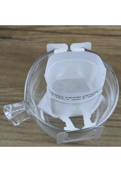 300PCS Tek Kullanımlık Kahve Filtre Çantaları Damla Taşınabilir Asılı Kulak Tarzı Kağıt Ev Ofis Seyahat Kahve Araçları (Yurt Dışından) indirimleri