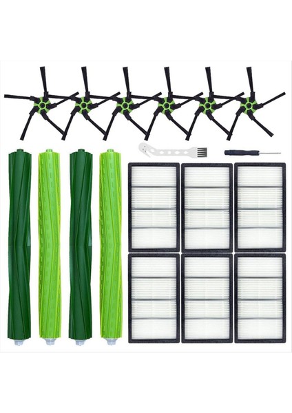 Robot Için Yedek Parça Kiti Oda S9 (9150) S9+ S9 Plus (9550) S Serisi Vakum Süpürge Ana Yan Fırçalar Filtreler (Yurt Dışından)