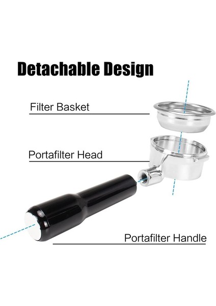 Breville 58MM BES900/920/980 Filtre Kahve Dipsiz Portafilter Paslanmaz Çelik Yedek Filtre Sepet Araçları (Yurt Dışından) fiyatları