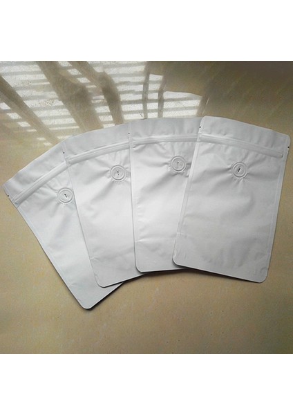 100PCS Matt Folyo Kahve Vanası Fermuar Kapatma Çantası Dikey Folyo Kahve Çekirdek Tek Yönlü Valf Torbası Ambalaj Çantası 250G Siyah (Yurt Dışından) modelleri