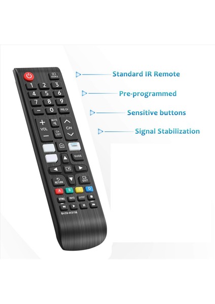 5x BN59-01315B Samsung Akıllı Tv UE43RU7105 UE50RU7179 Için Uzaktan Kumanda Değiştirme Netflix Prime Video (Yurt Dışından) fiyatları