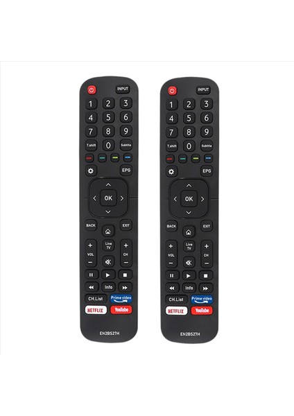 2x EN2BS27 Hisense Smart LCD Tv 58S5 65R6 65S8 75R6 75S8 Uzaktan Kumandası (Yurt Dışından)