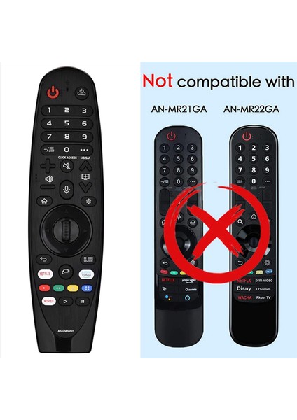 Lg Akıllı Tv Için 2x Voice Magic Remote AKB75855501 Için Tech Remote Lg LED LED LCD 4K UHD Tv (Yurt Dışından) modelleri