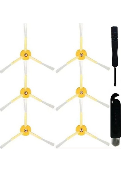 Irobot Roomba Sweeper Accessories 600 Serisi 700 Serisi 800 Serisi Üçgen Yan Fırça Için Uygun Tornavida ile (Yurt Dışından)