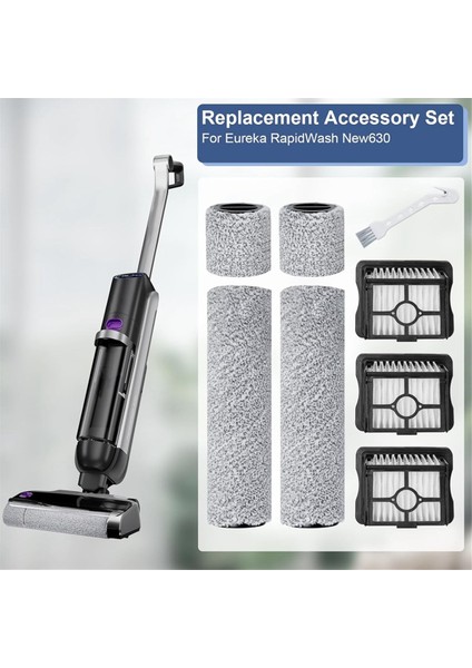 Eureka Rapidwash NEW630 Robot Vakum Ana Silindir Fırçası Hepa Filtre Yedek Parçalar Aksesuarları (Yurt Dışından) fırsatları