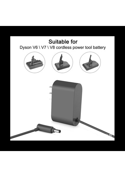 3x Dyson V8 V8 V8 V7 V6 DC58 DC59 DC61 DC62 DC74 Vakum Süpürge Güç Adaptörü Şarj Cihazı Abd Fişi (Yurt Dışından) fiyatları