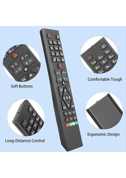 RC39105 RM-C3332 Rutus Finlux Için Telefunken Için Bush Için Edenwood Için Hitachi Için Grandin Için Hitachi Tv XF22G10 (Yurt Dışından) modelleri