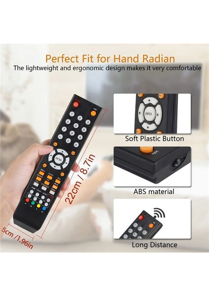 Scepter X505BV Tv Uzaktan Kumandası Için Uzaktan Kumanda (Yurt Dışından) indirimleri