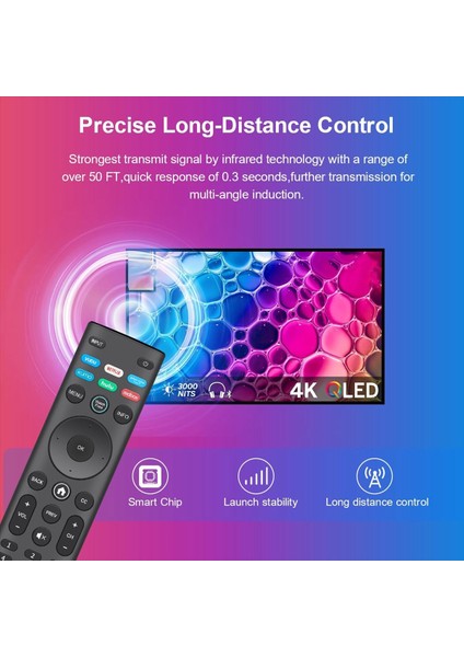 2pcs Vizio Için Universal Remote Tüm LED LCD Hd 4K UHD Hdr Smartcast 3D Akıllı Tvs Değiştirme Vizio Smart Tv Için Uzaktan (Yurt Dışından) modelleri