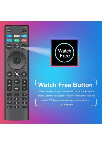 2pcs Vizio Için Universal Remote Tüm LED LCD Hd 4K UHD Hdr Smartcast 3D Akıllı Tvs Değiştirme Vizio Smart Tv Için Uzaktan (Yurt Dışından) fırsatları