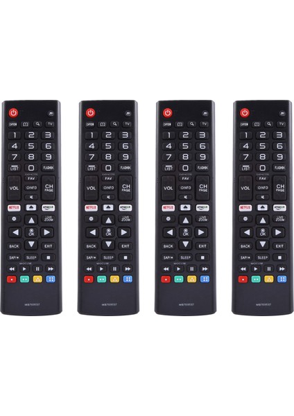 Lg AKB75095307 LCD LED Hdtv Tv&#39 Leri Için 4x Yeni Akıllı Tv Uzaktan Kumandası Lj &amp Uj Serie (Yurt Dışından)