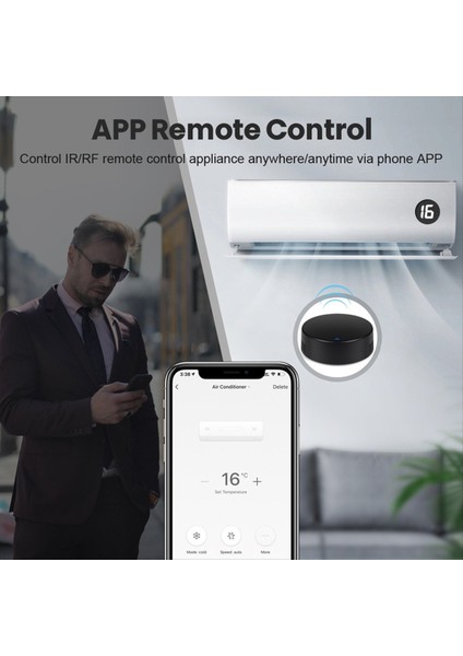 Ir Uzaktan Kumanda Wifi Tuya Akıllı Rf Akıllı Ev Kızılötesi Kontrolör Için Klima Tv Desteği Akıllı Yaşam (Yurt Dışından)