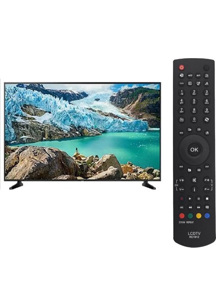 Celcus Techwood Vestel Telefunken Tv Için RC1912 Uzaktan Kumandasını Değiştirin 22167FHDDVD P48LED14 DLED32167HD (Yurt Dışından) indirimleri