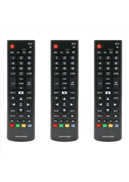 Lg Tv 32LH510U 32LH513U Için 3x AKB74475490 Uzaktan Kumanda 32LH519U 32LH530V 43LH510V 43LH513V 43LH541V 49LH513V 49LH520V (Yurt Dışından)