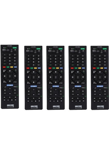5x KDL-32R420A KDL-40R470A KDL-46R470A Için Sony LCD Tv Için 5x Evrensel Uzaktan Kumanda RM-ED054 (Yurt Dışından)