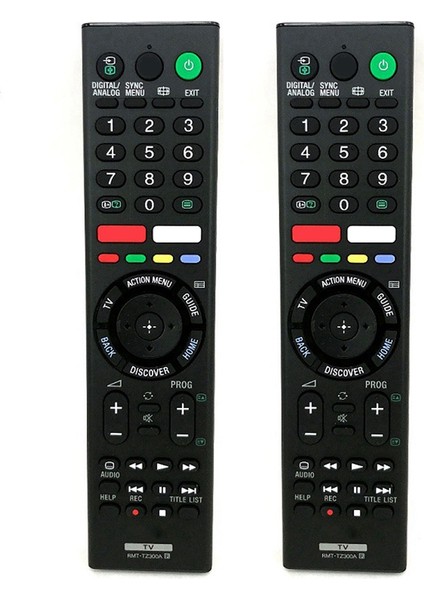 2x Yedek Uzaktan Kumanda RMT-TZ300A Sony Tv Için RMF-TX200P RMF-TX200E RMF-TX200U RMF-TX200A RMT-TZ300A RMF-TX300U (Yurt Dışından)