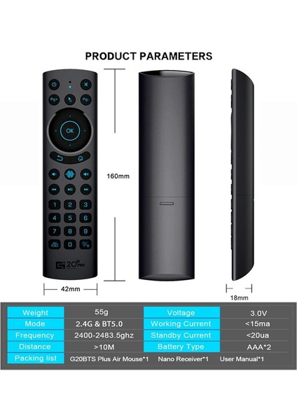 G20S Pro Bt5 0 2 4g Kablosuz Akıllı Sesli Hava Fare Gyroscope Ir Android Tv Kutusu Için Tack Lide Litt (Yurt Dışından) modelleri