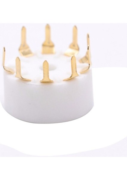 10PCS Seramik 9pin B9A Pcb Montaj Tüp Soketi 12AX7 12AT7 12AU7 6dj8 ECC82 5670 6922 Hıfı Ses Vıntage Amp Altın (Yurt Dışından)