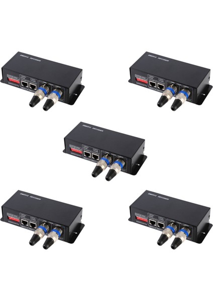 5x 3ch DC12-24V Rgbw Dmx 512 Decoder LED Denetleyicisi Rgb LED DMX512 Decoder DMX512-3CH (Yurt Dışından)