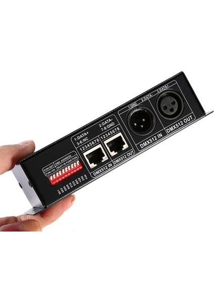 5x 3ch DC12-24V Rgbw Dmx 512 Decoder LED Denetleyicisi Rgb LED DMX512 Decoder DMX512-3CH (Yurt Dışından) fırsatları