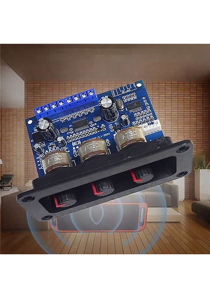 2x 2X25W+50W 2 1 Kanal Bluetooth 5 0 Subwoofer Sınıf D Ses Amplifikatör Kartı Kiti Dc Dişi+Usb Kablosu (Yurt Dışından)