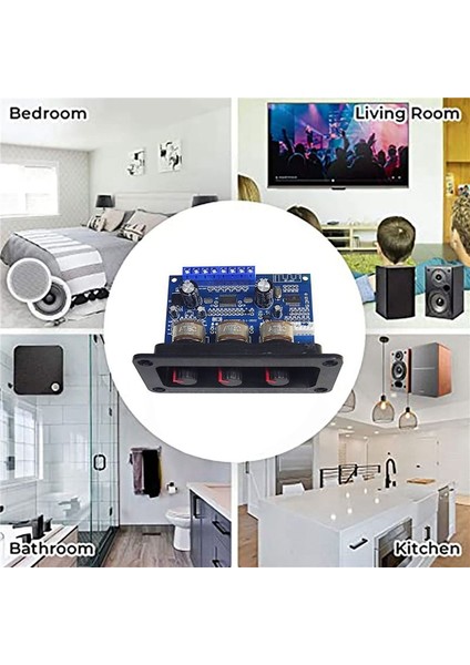 2x 2X25W+50W 2 1 Kanal Bluetooth 5 0 Subwoofer Sınıf D Ses Amplifikatör Kartı Kiti Dc Dişi+Usb Kablosu (Yurt Dışından) modelleri