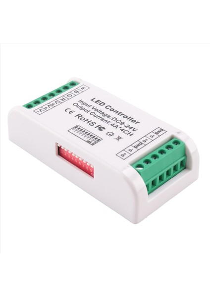 4x Mini 4 Kanal Dmx Rgbw Kötü Kodelisi 16A Rgb Rgbw Şerit Denetleyicisi Dmx 512 LED Şerit Işıkları Için Dimmer Sürücü DC9-24V (Yurt Dışından) fiyatları