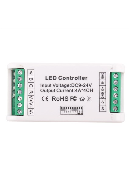 4x Mini 4 Kanal Dmx Rgbw Kötü Kodelisi 16A Rgb Rgbw Şerit Denetleyicisi Dmx 512 LED Şerit Işıkları Için Dimmer Sürücü DC9-24V (Yurt Dışından) fırsatları