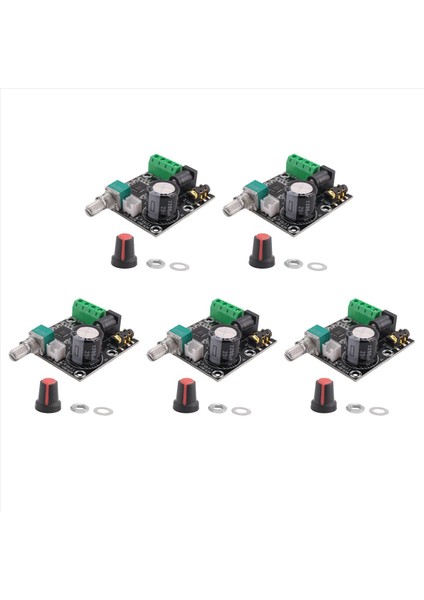 5x PAM8610 Çift Kanallı Dc 12V Hd Saf Dijital Ses Stereo Amplifikatör Kart Sınıfı D 15W x 2 Yüksek Güçlü Amplifikatör Modülü (Yurt Dışından)
